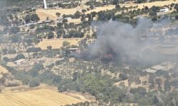 Çanakkale'de orman dışı alanda çıkan yangın kontrol altına alındı