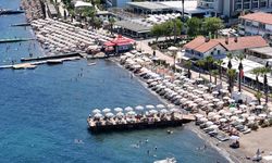 Muğla'da sıcak hava nedeniyle sahillerde yoğunluk yaşanıyor