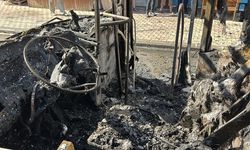Samsun'da yolcu otobüsünde çıkan yangın söndürüldü