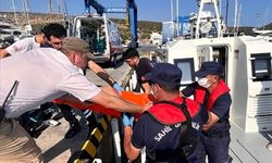 Muğla açıklarında 2 kişiye tıbbi tahliye yapıldı
