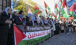 Berlin'de Filistin'e destek gösterisi düzenlendi