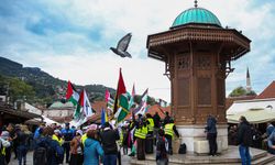 Saraybosna'da Küresel Sumud Filosu'na destek