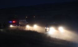 Gürcistan'da askeri kargo uçağının düştüğü bölgedeki arama kurtarma çalışmaları gece de sürdü