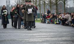 Hayatını kaybeden Ukraynalı asker Oleksii Chubashev için Kiev'de cenaze töreni düzenlendi