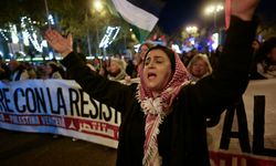 İspanya'nın 40'tan fazla kentinde Filistin'e destek gösterileri düzenlendi