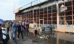 Konya'da çıkan yangında 6 iş yeri hasar gördü