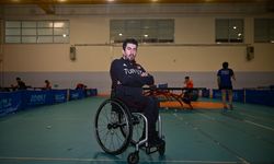 Milli para masa tenisçi Abdullah Öztürk, Avrupa Şampiyonası'nda üç altın madalyanın peşinde