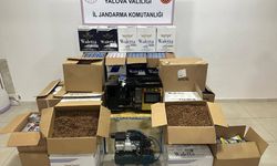Yalova'da 159 bin 320 makaron ve 238 kilogram tütün ele geçirildi