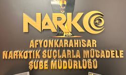 Afyonkarahisar'da aracında uyuşturucu bulunan şüpheli tutuklandı