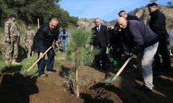 Aydın'da şehitler için fidan dikildi