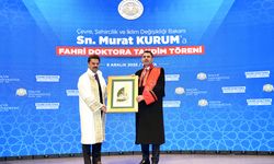 Bakan Kurum'a, mezun olduğu Konya'daki üniversitede fahri doktora unvanı verildi