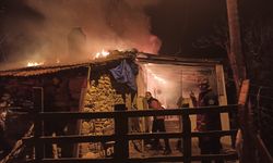 Balıkesir'de evde çıkan yangında 1 kişi yaralandı