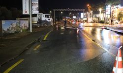 Bodrum'da içme suyu isale hattı patladı