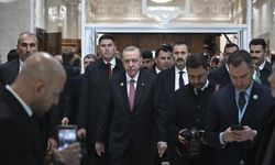 Cumhurbaşkanı Erdoğan, Putin, Pezeşkiyan, Berdimuhamedov ve Şerif ile sohbet etti