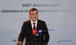 Cumhurbaşkanı Yardımcısı Yılmaz, Leonardo da Vinci Ödül Töreni'nde konuştu: