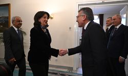 DEM Parti heyeti, AK Parti Grup Başkanlığını ziyaret etti