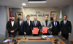 Edirne'de OSB'lerde tahsis sözleşmeleri imzalanmaya devam ediyor