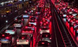 İstanbul'da akşam saatlerinde trafik yoğunluğu yüzde 90'a çıktı