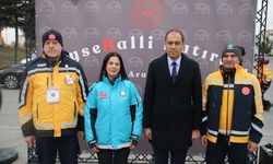 Kayseri'de ambulans rallisi yapıldı