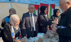 Maltepe'de 'Gazze Yararına Hayır Çarşısı' kuruldu