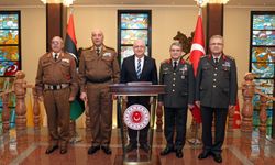 Milli Savunma Bakanı Güler, Libya Genelkurmay Başkanı Orgeneral Al-Haddad'ı kabul etti