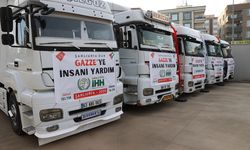 Şanlıurfa'dan Gazze'ye 5 tır insani yardım gönderildi