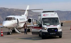 Şırnak'ta kalp rahatsızlığı olan bebek ambulans uçakla Ankara'ya sevk edildi