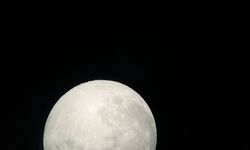 Trabzon'da öğrenciler dolunayı gözlemledi