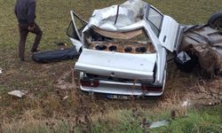 Ağaca çarpan otomobil ikiye bölündü; 1 ağır yaralı