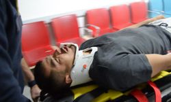 Anahtarı unuttuğu eve balkondan girmek isterken düşüp, yaralandı