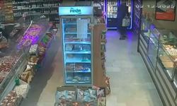 Ankara'da marketten içki çalan 3 kişiyi kameralar kaydetti