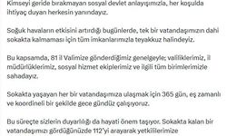 Bakan Göktaş: Tek vatandaşın sokakta kalmaması için teyakkuz halindeyiz