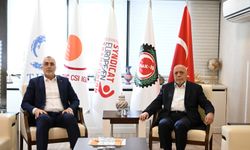 Bakan Işıkhan, işçi sendikaları konfederasyonlarını ziyaret etti / Ek fotoğraflar