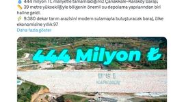 Bakan Yumaklı: Çanakkale-Karaköy Barajı, yıllık 97 milyon TL katkı sağlayacak