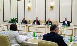 Cumhurbaşkanı Yardımcısı Yılmaz, Azerbaycan Milli Meclis Başkanı Gafarova ile görüştü