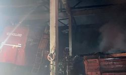 Edirne'de çiftlikte yangın; 1 ev, 2 biçerdöver ve 2 otomobil yandı