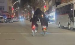 Elektrikli bisikletlerle tehlikeli yolculuk