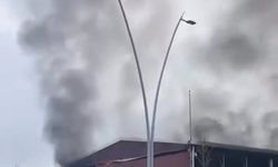 Fabrika deposunda yangın