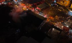 İstanbul - Ümraniye'de kereste deposunda yangın -2 / Görüntü eklendi