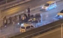 İstanbul - Üsküdar'da 7 aracın karıştığı zincirleme kaza kamerada