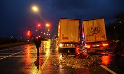 Karadeniz Sahil Yolu'nda TIR kazası; 1 yaralı