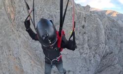 Karanlık Kanyon'da base jump atlayışı nefesleri kesti