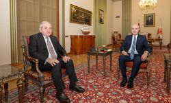 Kurtulmuş, Karadeniz Ekonomik İşbirliği Parlamenter Asamblesi Genel Sekreteri Hajiyev'i kabul etti.