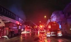 Oto yedek parça dükkanında çıkan yangın, bitişiğindeki iş yerine sıçradı