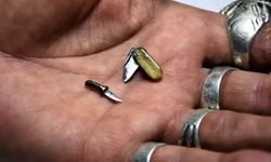 Sivas'ta minyatür bıçakların ustası 'Şirin Baba'ya hastalık engeli