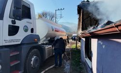 Aydın'da çıkan yangında bir ev zarar gördü