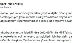 Bakan Kacır'dan, 'Milli Teknoloji Hamlesi' paylaşımı