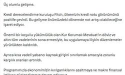 Bakan Şimşek: Fitch, ülkemizin kredi notu görünümünü pozitife çevirdi