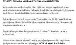 Bakan Tunç: Avukatlarımıza 5 milyar TL'lik ek kredi limiti sağlayacağız