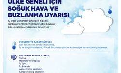 Bakanlıktan buzlanma ve don uyarısı